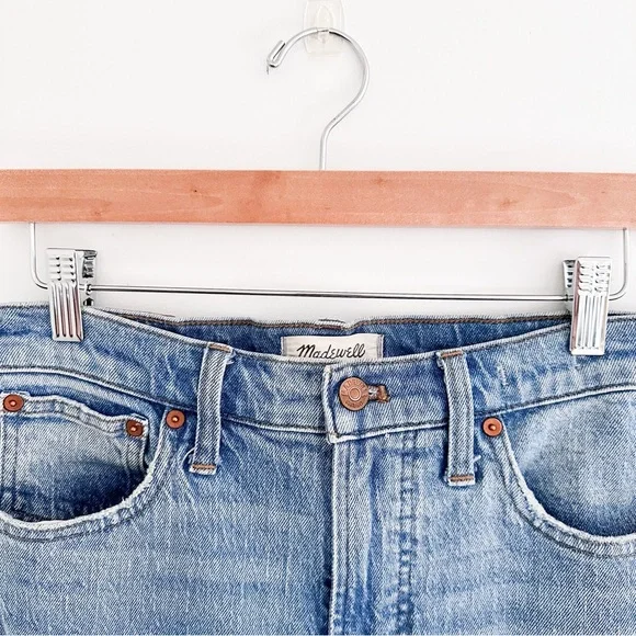 Madewell The Perfect Vintage Flare Leg Jeans | High Rise Medium Wash Denim - Picture 3 of 10